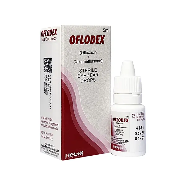 Oflodex 5ml Sterile Eye-Ear Drops 5ml - Image 2